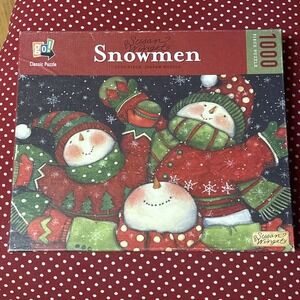 Go Games Susan Winget Snowman At Play Puzzle 1000 pcs